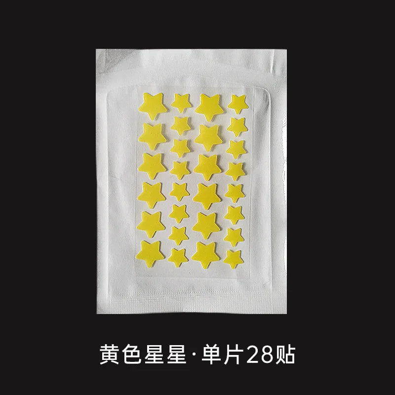 Colorful PE Pimple Patches Cute Star Shaped Pimple Cover Sticker Invisible Pimple Cover Removal Pimples Patch Beauty-health