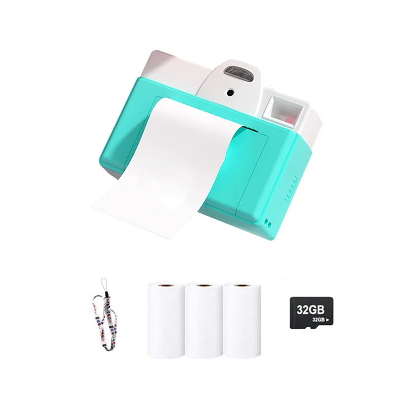 INLIG-Children Camera Instant Print Kids Digital Thermal Print Camera Instant Photo Printing Camera Toys Gifts Boy And Girl