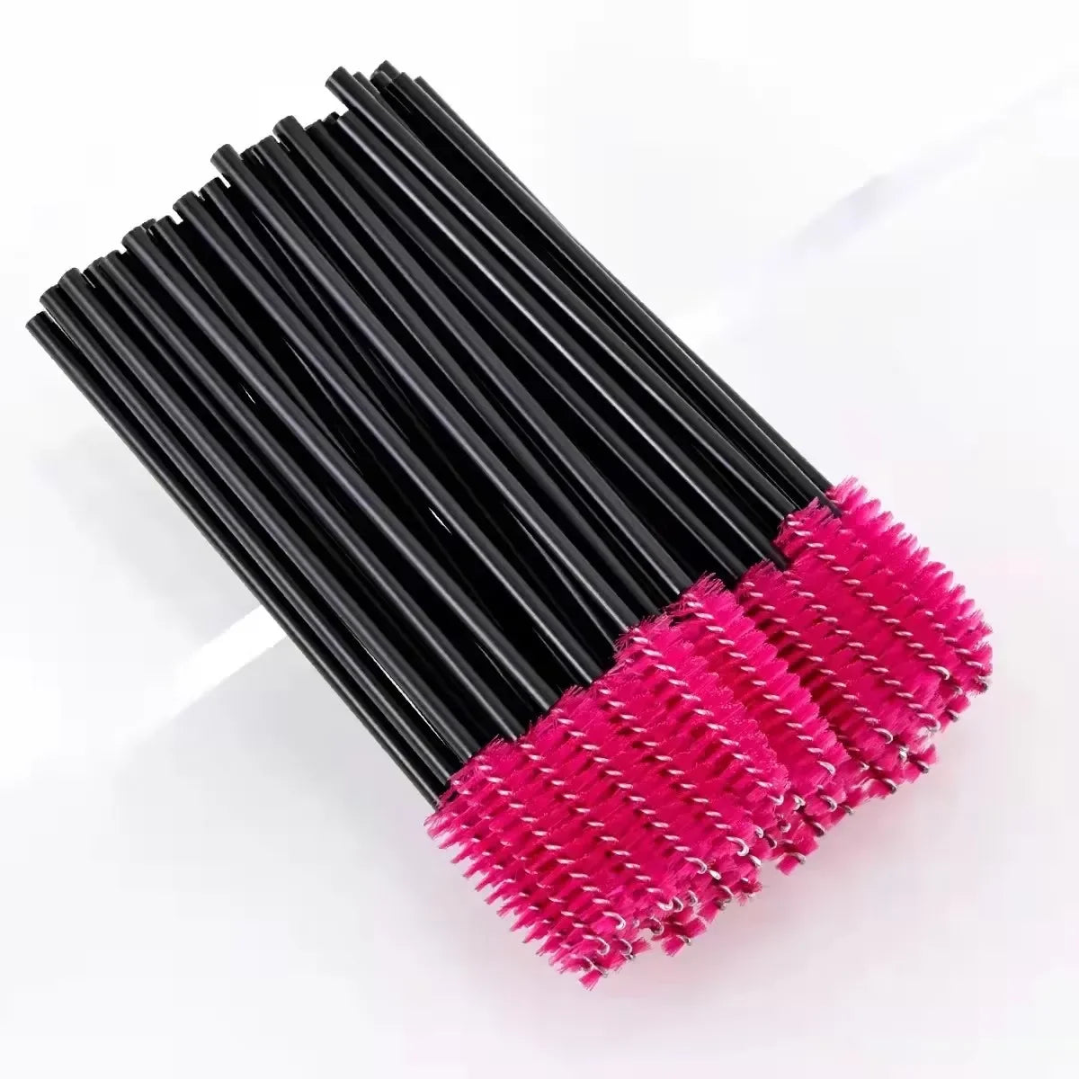 50/500pcs Disposable Eyebrow Eyelash Spoolies Wholesale Wands Applicator for Eyelash Extension & Makeup Tool Dual-Use