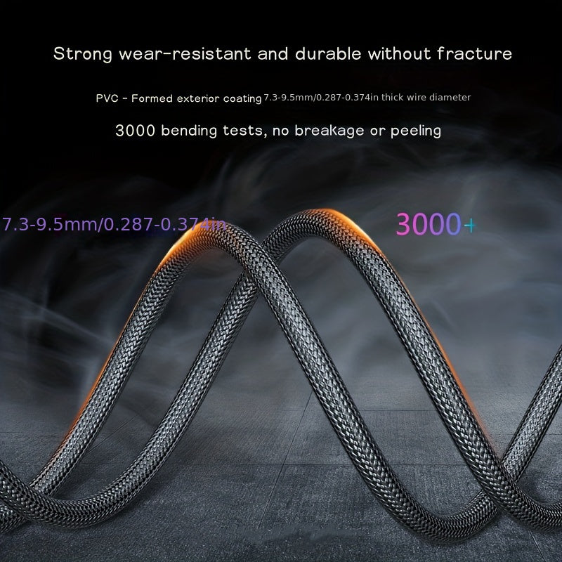 3.3ft/6.6ft/9.9ft USB 18W Fast Charging Data Cable - For IPhone 14/13/12/11 Pro Max/12 Mini/XR/XS/X/8/7/6 Plus/SE For IPad.