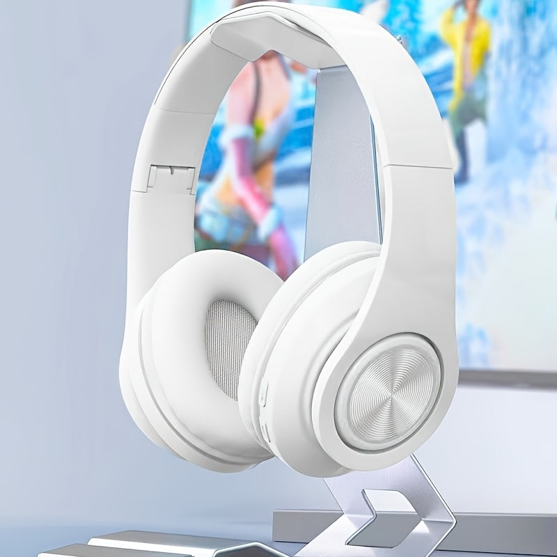 39 Luminous Wireless Headphones with Plug-in, Wired and Wireless Multifunctional Use