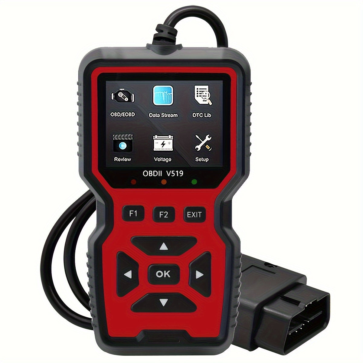 35,901 DTC Library Onretul Automotive OBD2 Scanner Tool, Full OBD2 Functions, Code Reader, Quickly Clear Fault Code, Start Engine In Seconds, Mode 6 And 8, O2, Battery Voltage Test, Data Stream, Suitable For All OBDII/EOBD Ca